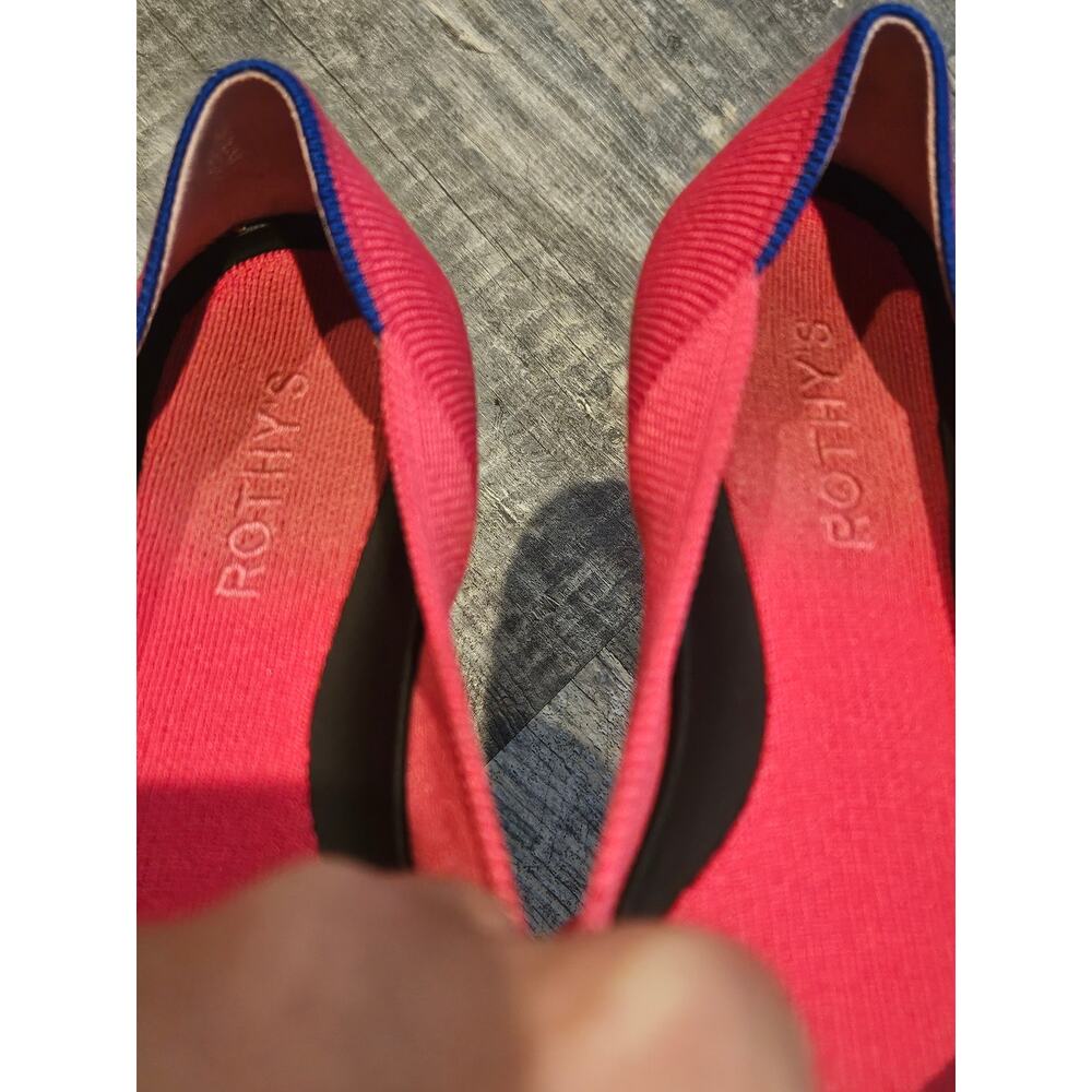 Rothy's The Knot Point II flats womens 8 pink Magenta preppy - Picture 4 of 8